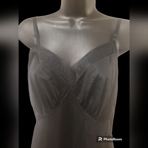 Vintage Lingerie Nightgown Dress Black